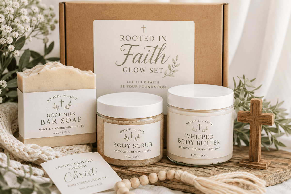 Rooted in Faith Glow Set