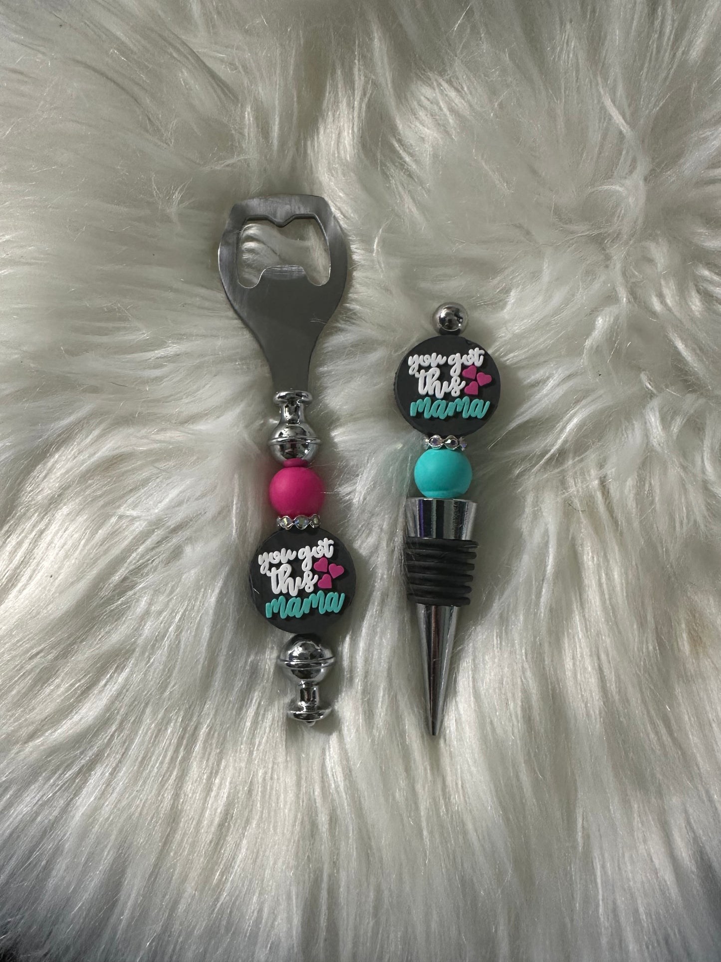 Wine Stopper & Bottle Opener Set