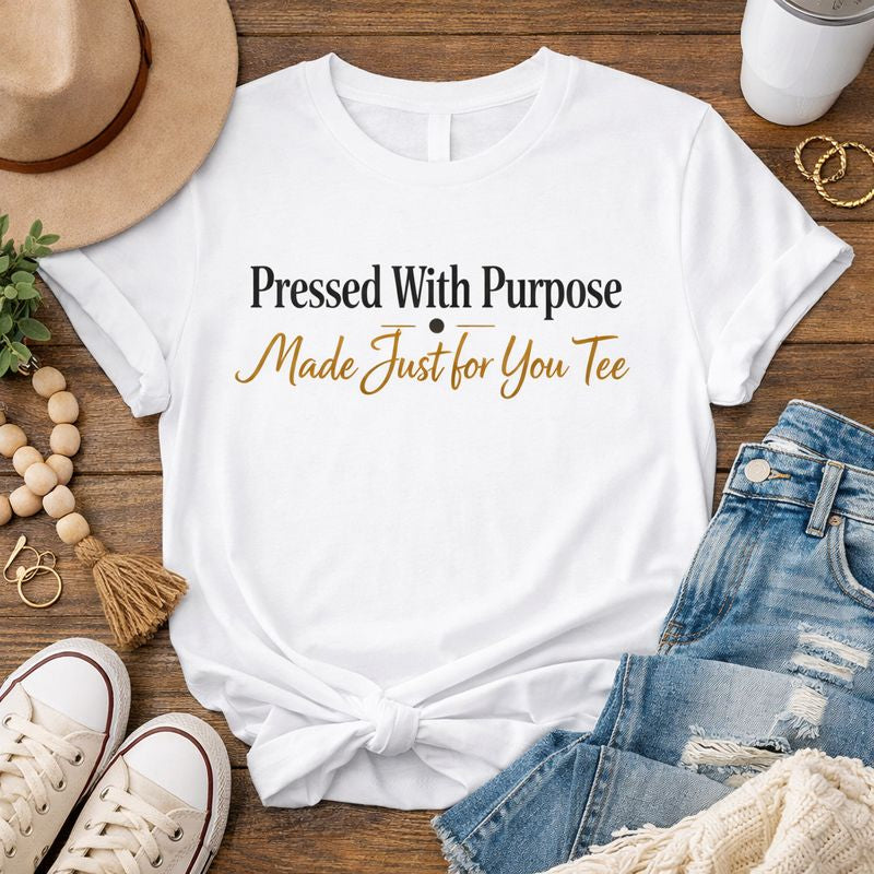 Pressed With Purpose • Made Just for You Tee ⭐