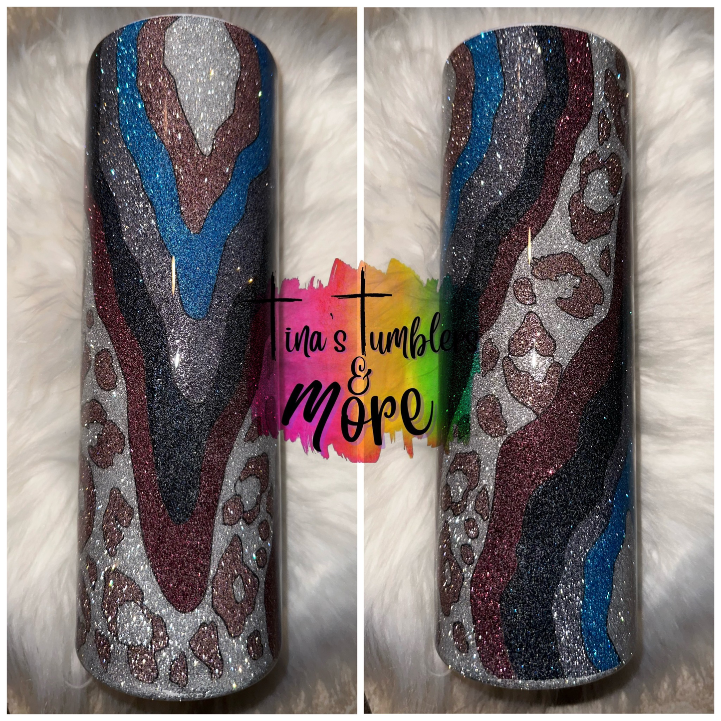 30 Oz- Cheetah/Geode