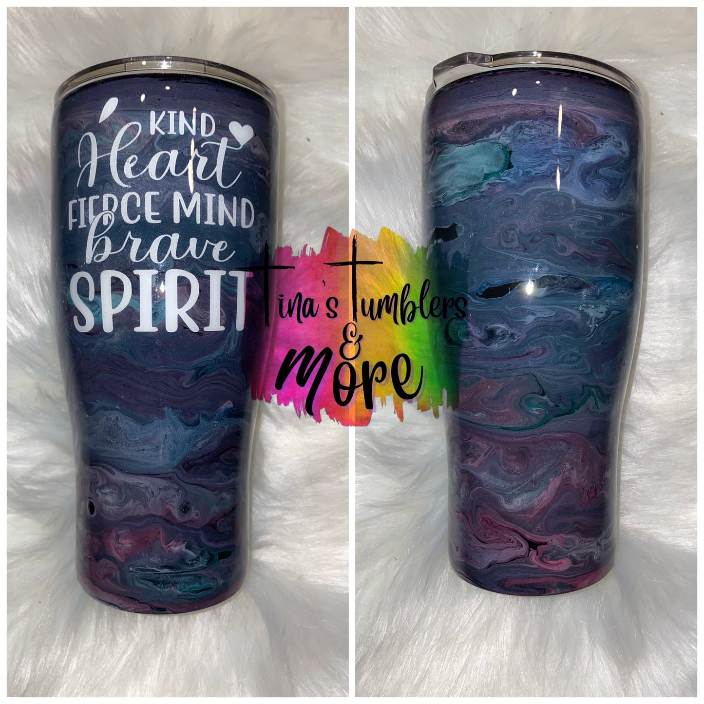 24 Oz-kind Heart, Fierce Mind, Brave Spirit