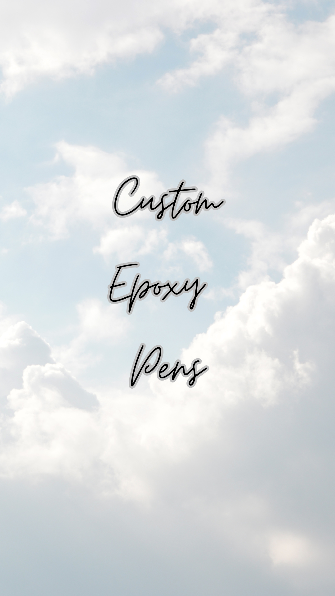 Custom Epoxy Pens