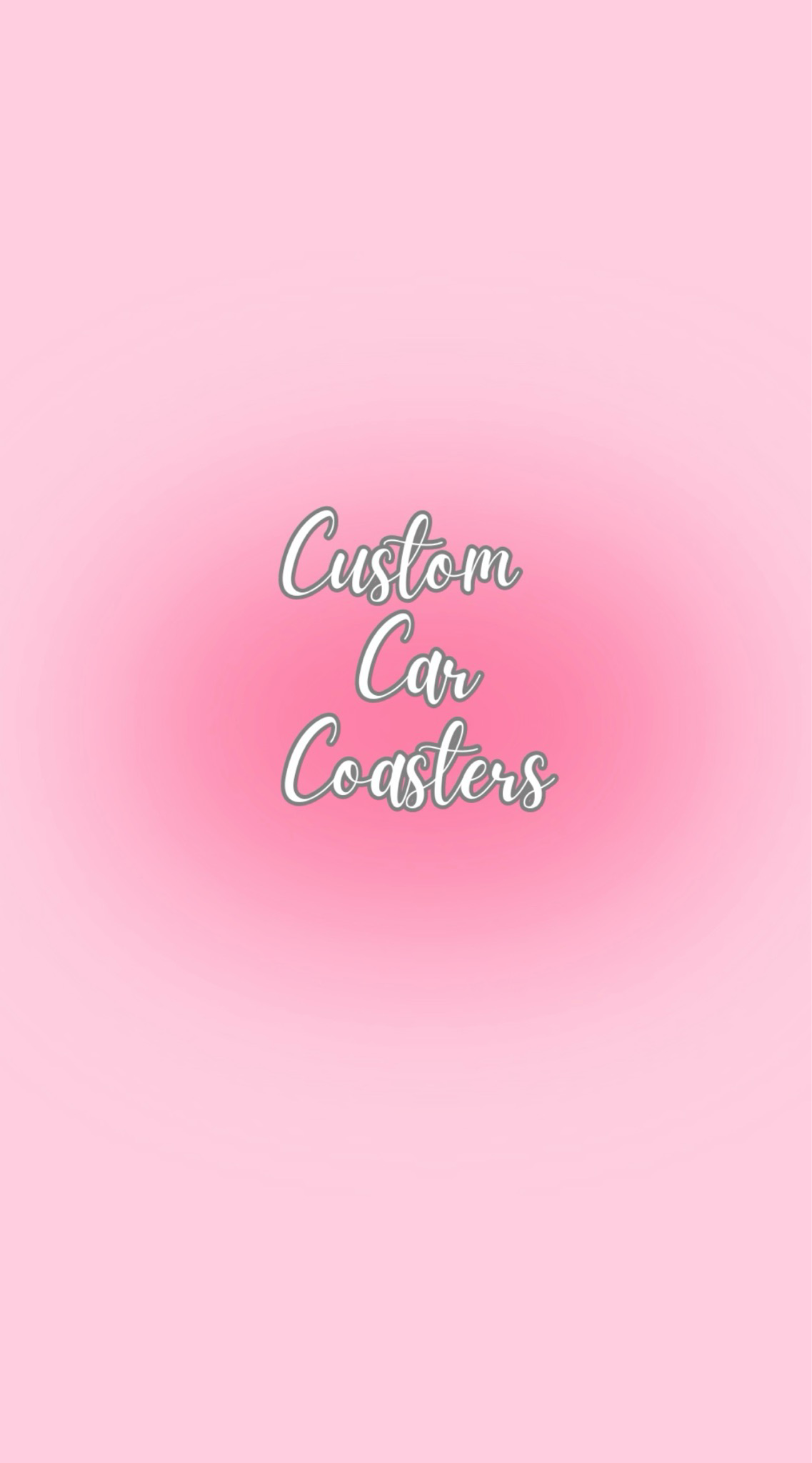 Custom Car Coasters