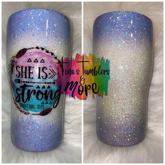 She is strong, 20 oz curve