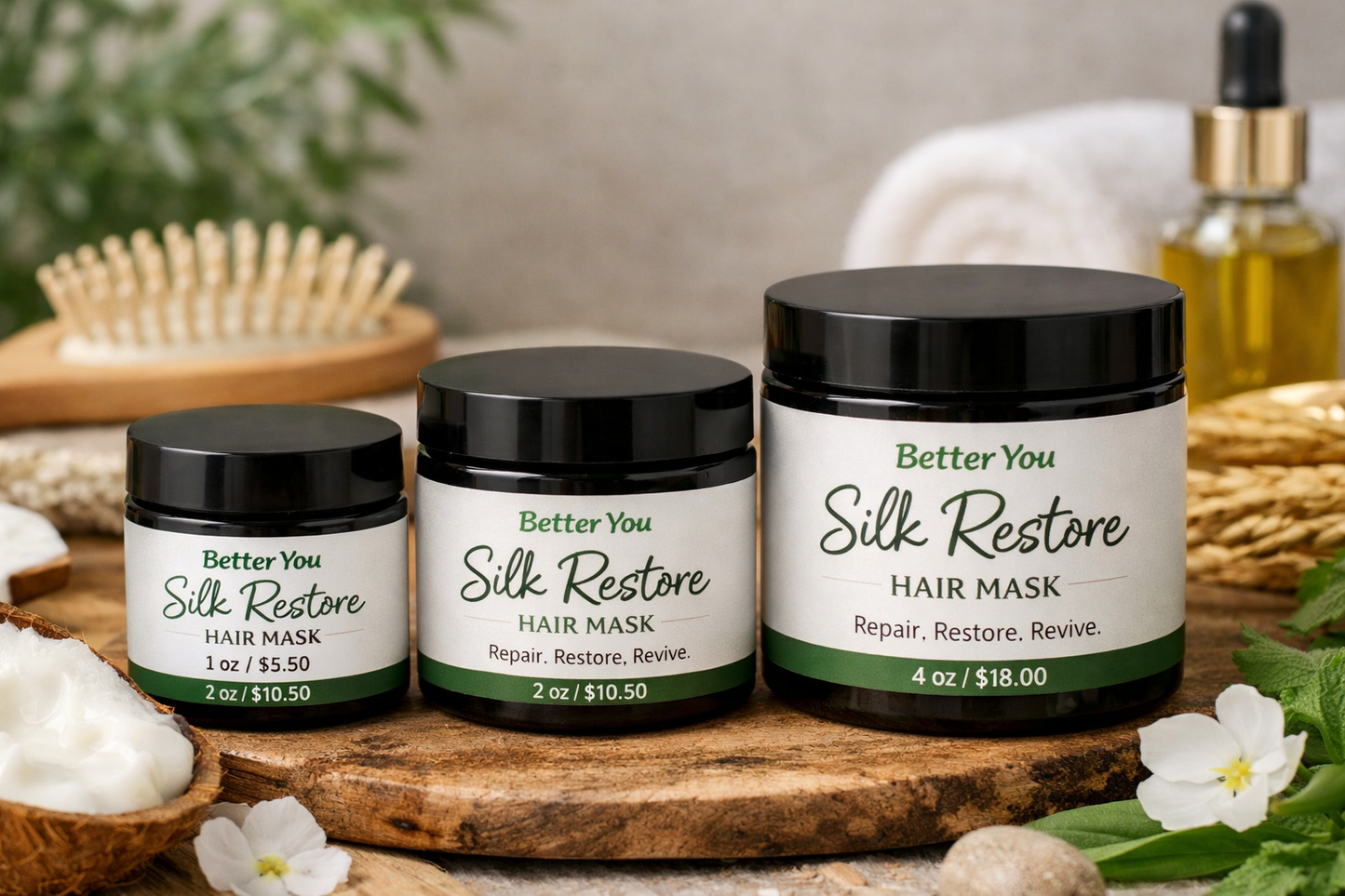 Rooted Mama– Silk Restore Deep Conditioning Hair Mask