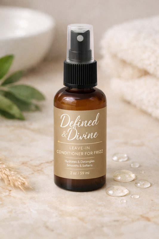 Leave-In Frizz Control Spray – “Defined & Divine”
