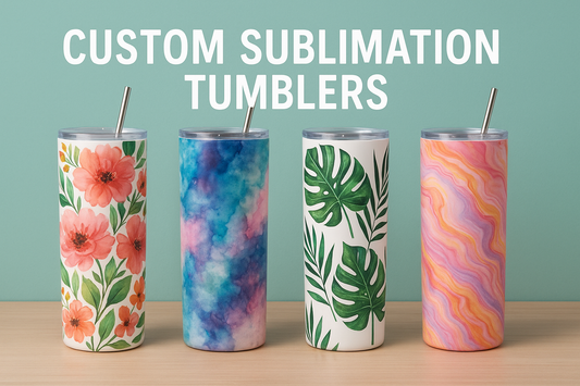 Custom sublimated tumbler