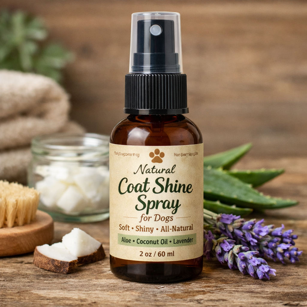 Natural Coat Shine Spray for Dogs