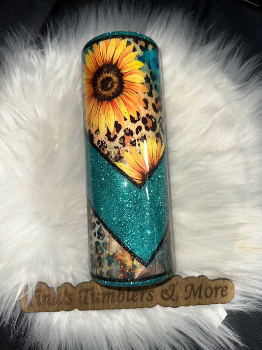 Sunflower/Leopard/Cowhide 20oz