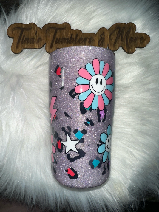 Flower power Can Koozie