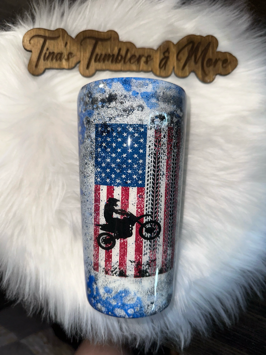 Power washed American dirt Racin’ 20 Oz