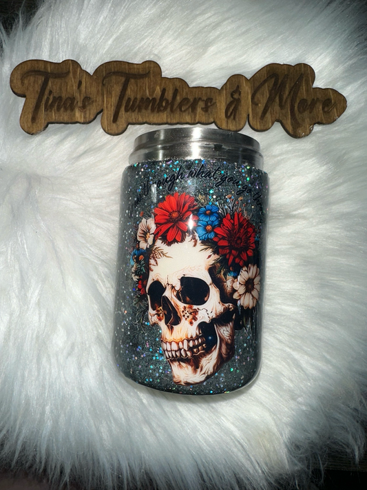 Grow Through What You Go Through Can Koozie